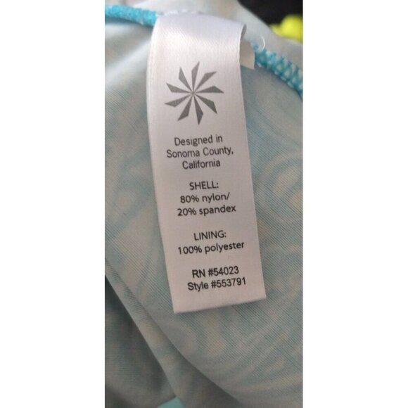 Athleta Floral paisley multicolor Halter Tankini Top Size M - Picture 7 of 8